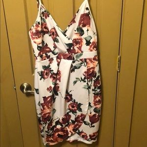 Large floral dress